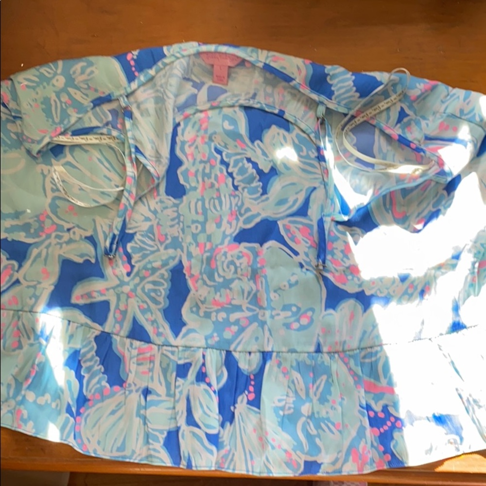 Lilly Pulitzer Peplum Top